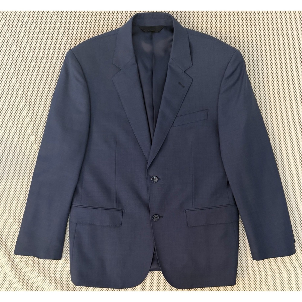 Mens Baroni Classico Sport Coat 100% Super 150's Italian Wool Size 40S
